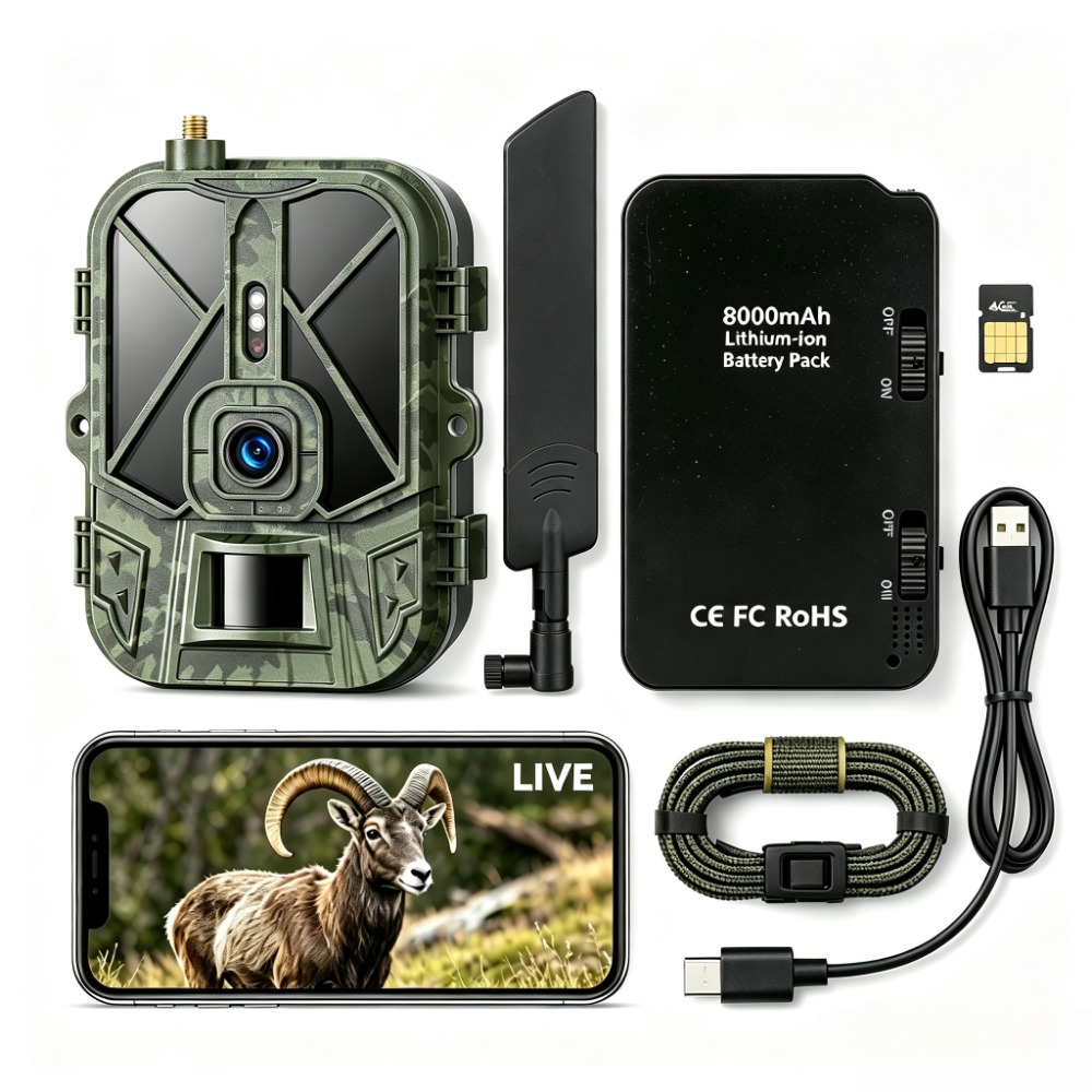 Hunting And Outdoor Shows - 야외용 4G 120MP 4K 라이브 쇼