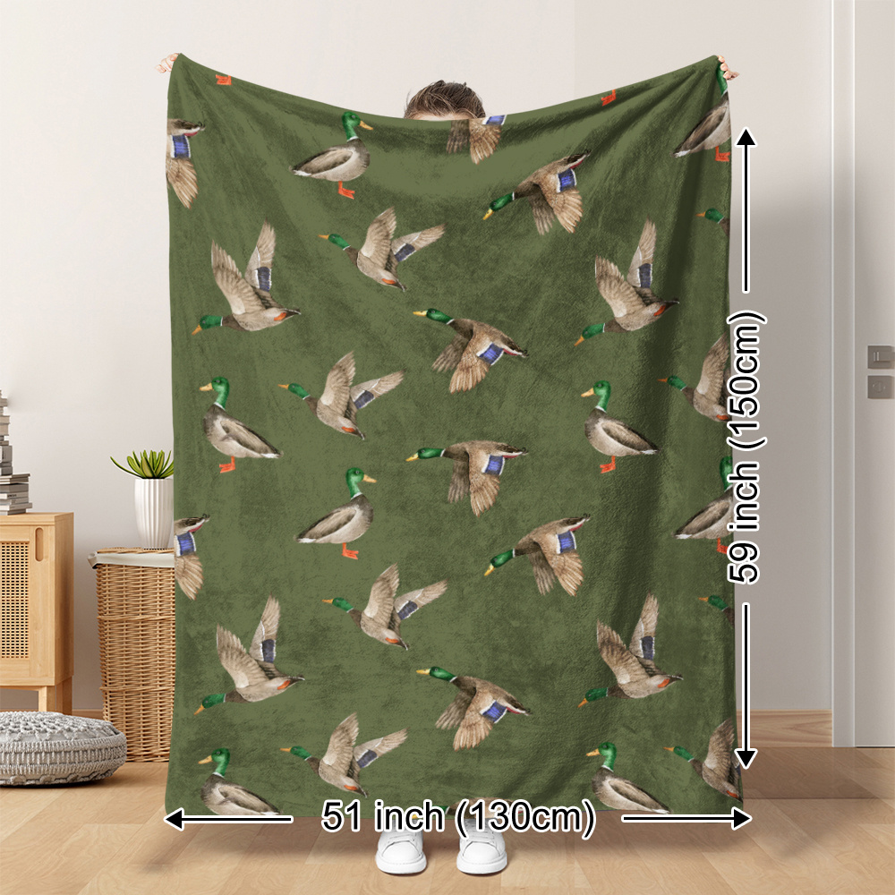 Outdoor Hunting Blanket - 말라드 덕 플리스 담요 사냥 야외