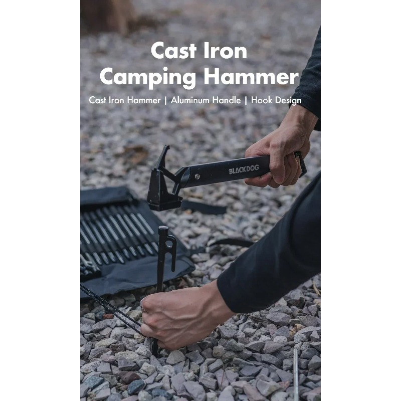 Hunting Camp Outdoor Supplies - BLACKDOG 캠프 해머 생존 도구 초경량