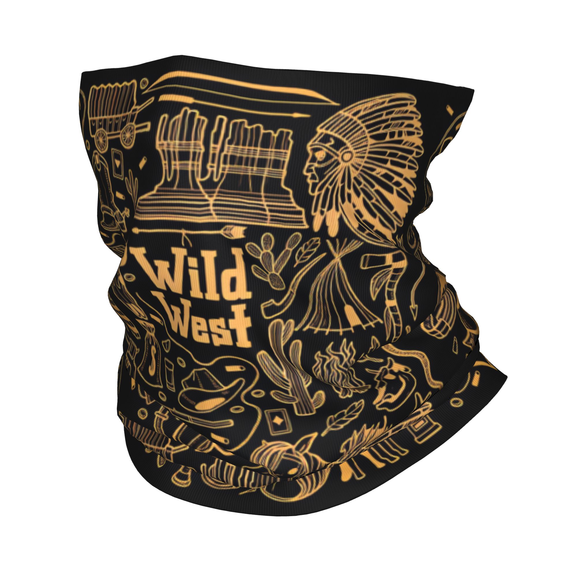 Wildman Hunting & Outdoor Vanderbijlpark - 야외 스포츠 발라클라바 와일드 웨스트 라인프린트
