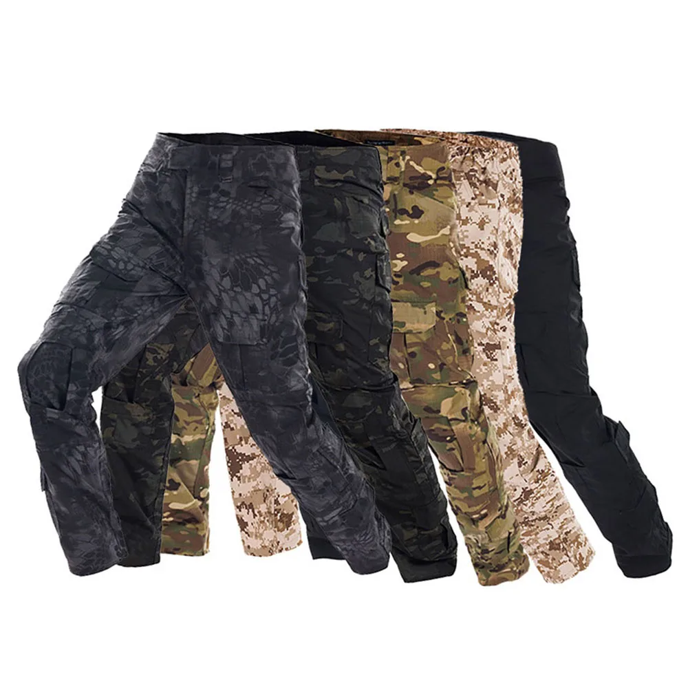 Outdoor Hunting Trousers - 남성 전술 스포츠 바지 카모 작업복