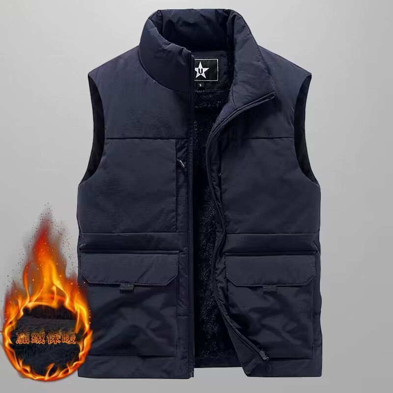 겨울 남성 카고 사냥 조끼 두꺼운 양털 따뜻한 민소매  - Outdoor Hunting Fleece 리뷰 및 가격