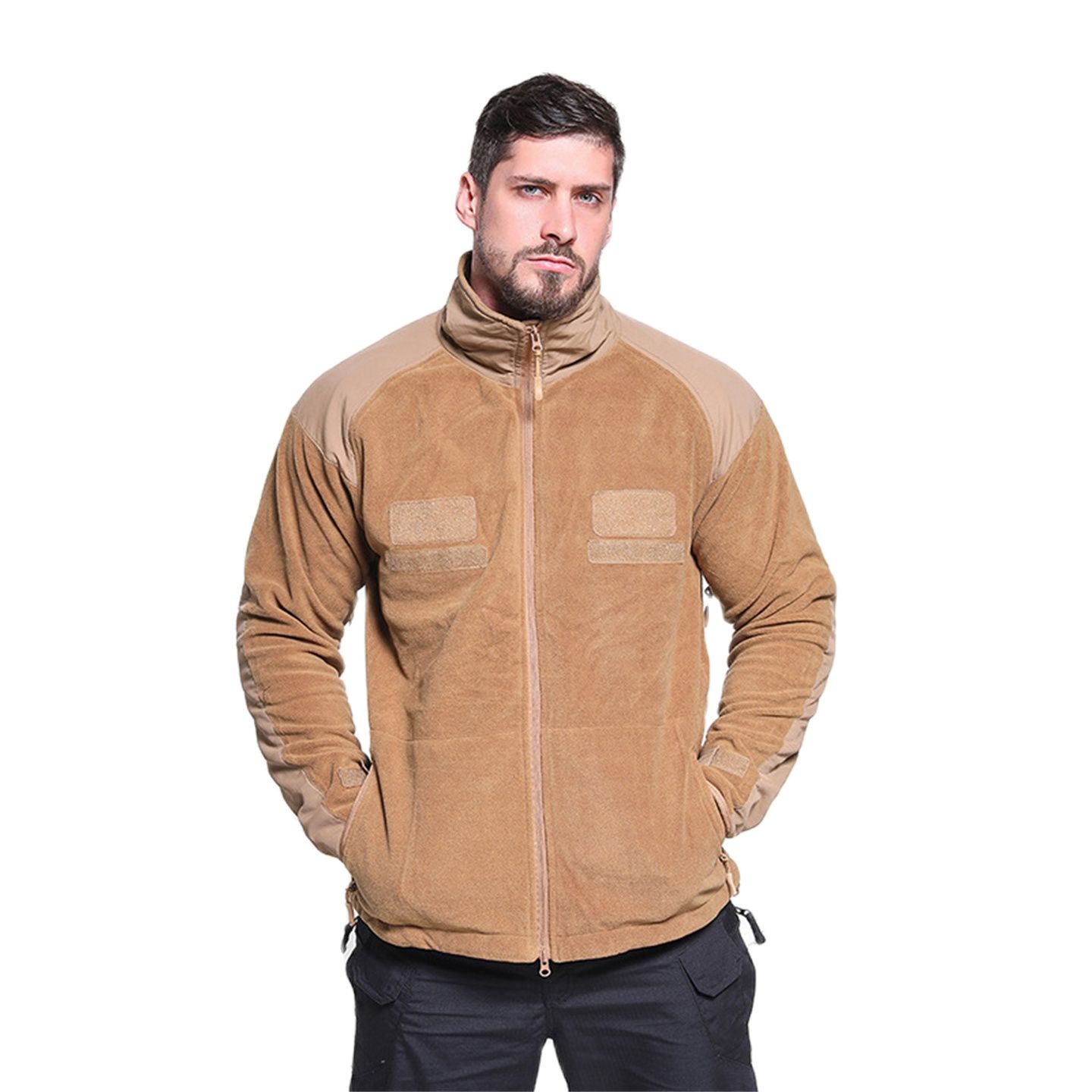 가을 겨울 사냥 전술 열 폴라 플리스 자켓 남자 스탠드 - Outdoor Hunting Fleece 리뷰 및 가격