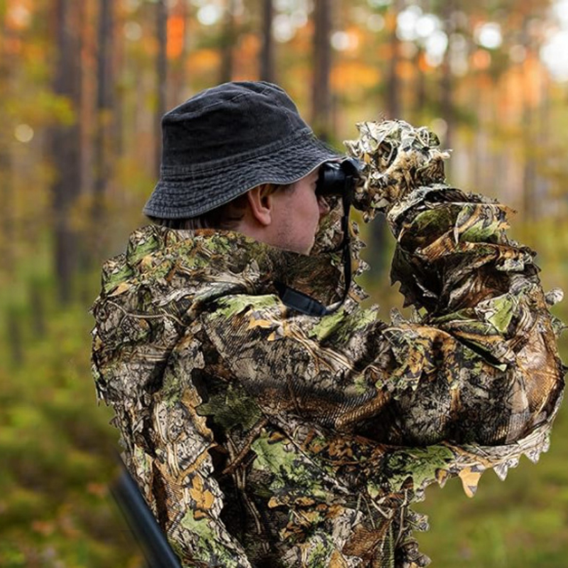 사냥 정장 정글 잎 경량 위장 Ghillie 정장 후드 - Hunting Outdoor Watch 리뷰 및 가격