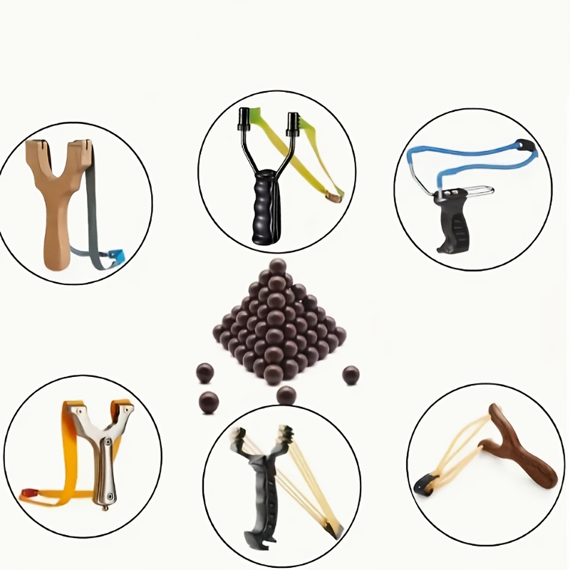 500개입 갈색 점토 공, 8mm 점토 공, 슬링샷용  - Outdoor Hunting Launcher 리뷰 및 가격