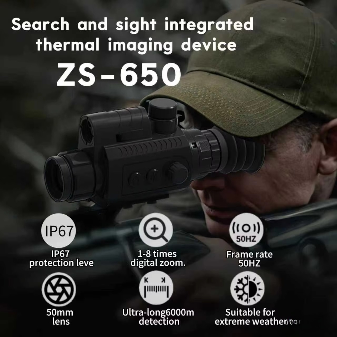 RJ ZS-650 방수 열화상 조준경, 5000m 거리 - Hunting & Outdoor Supplies Vanderbijlpark 리뷰 및 가격