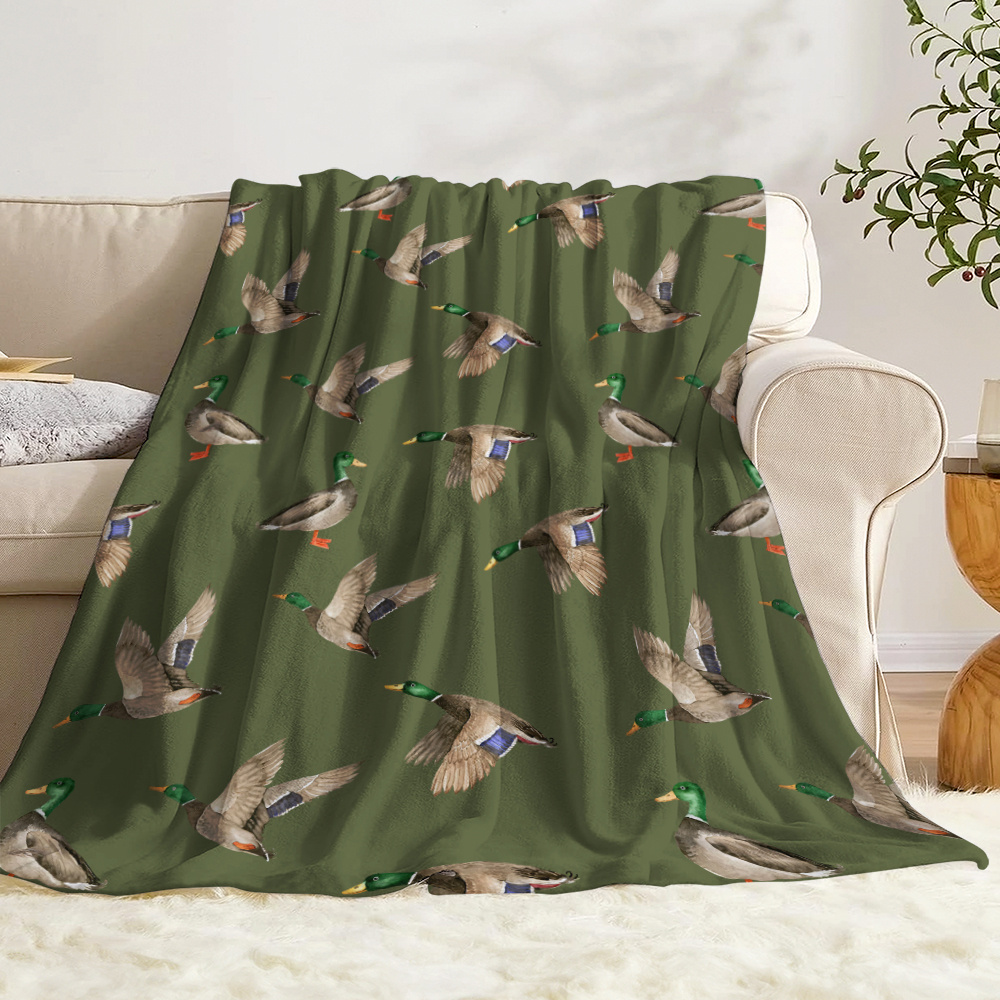 말라드 덕 플리스 담요 사냥 야외 프린트 담요 부드럽고 - Outdoor Hunting Blanket 리뷰 및 가격