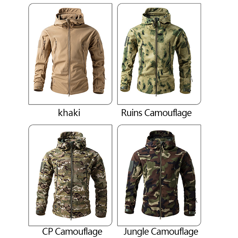 Lurker 상어 피부 소프트 쉘 전술 재킷 남자 방수 - Outdoor Hunting Fleece 리뷰 및 가격