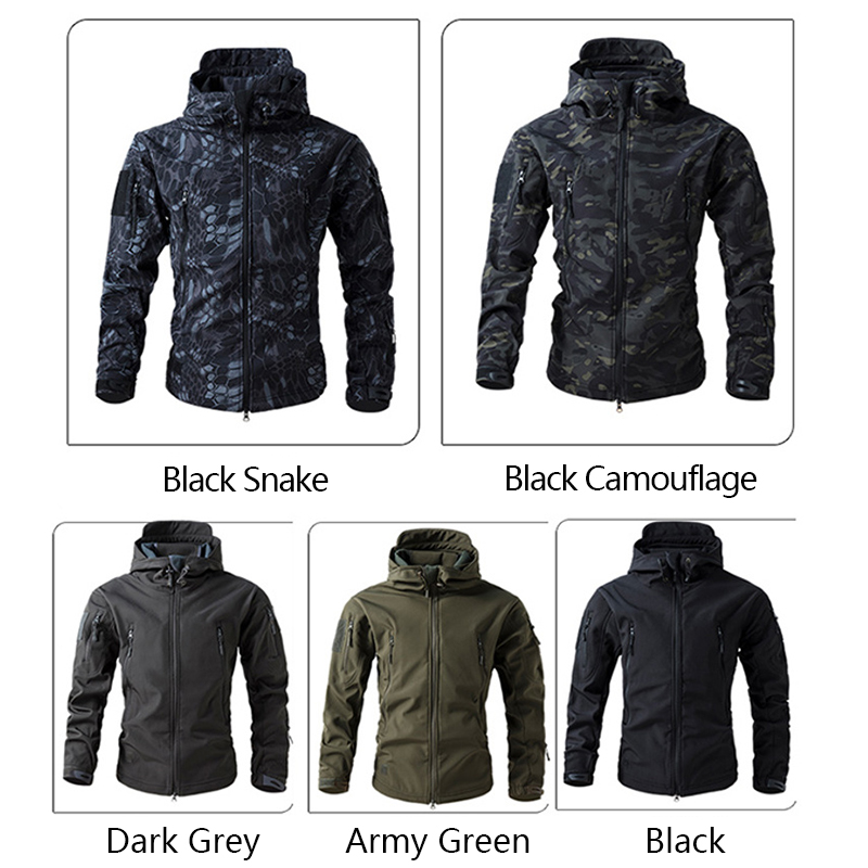 Lurker 상어 피부 소프트 쉘 전술 재킷 남자 방수 - Outdoor Hunting Fleece 리뷰 및 가격