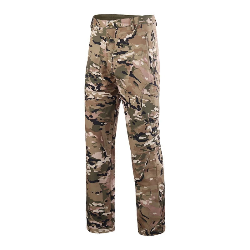카모 사냥 상어 피부 Softshell 전술 위장 바지 - Outdoor Hunting Fleece 리뷰 및 가격