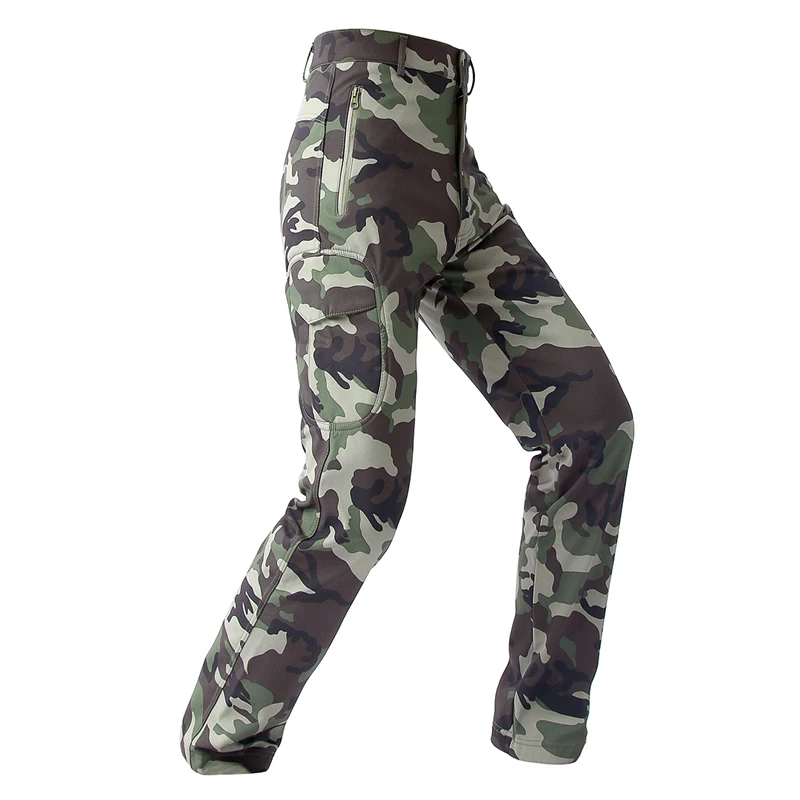 카모 사냥 상어 피부 Softshell 전술 위장 바지 - Outdoor Hunting Fleece 리뷰 및 가격