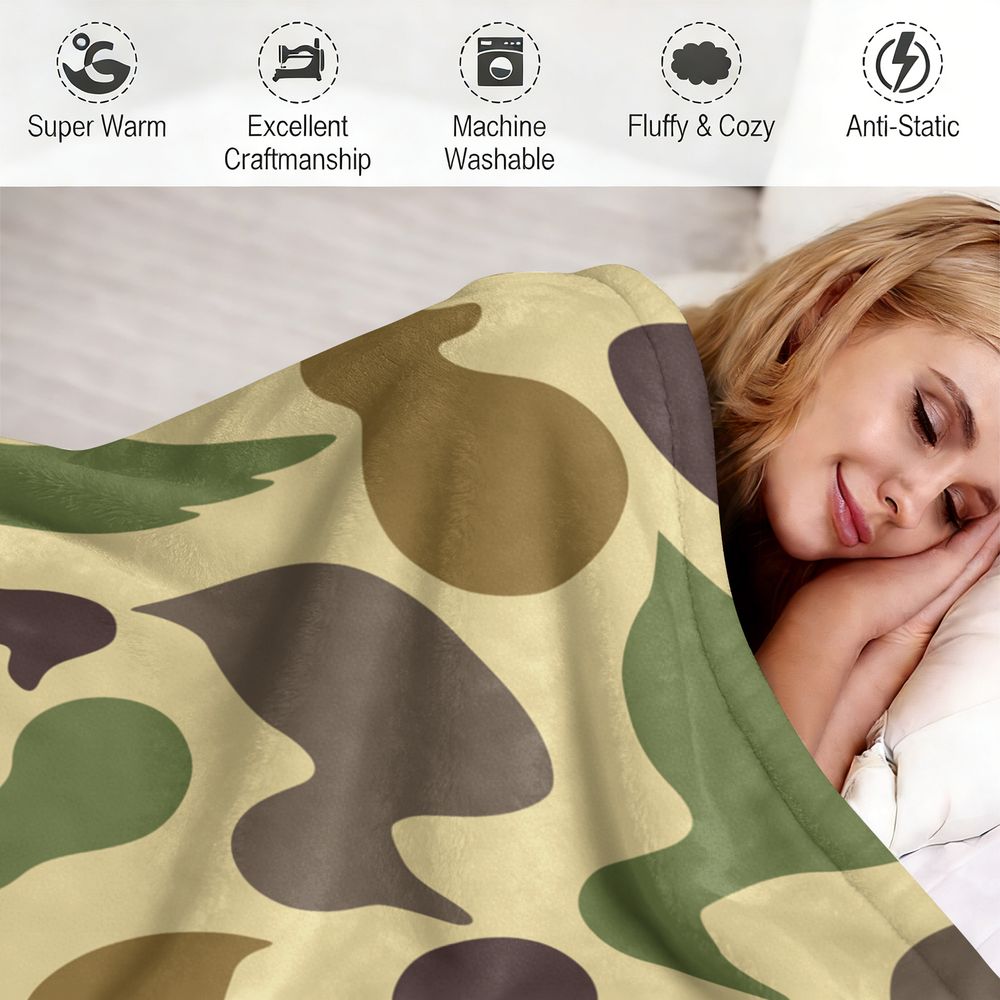 오리 무늬 플란넬 담요 부드럽고 아늑한 거실 침실 야외 - Outdoor Hunting Blanket 리뷰 및 가격