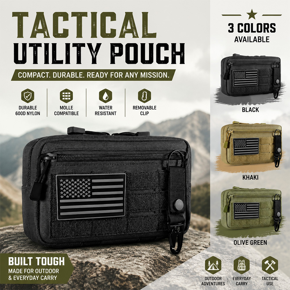 전술 몰리 EDC 파우치 야외 구급상자 파우치 컴팩트  - Outdoor Hunting Kit 리뷰 및 가격