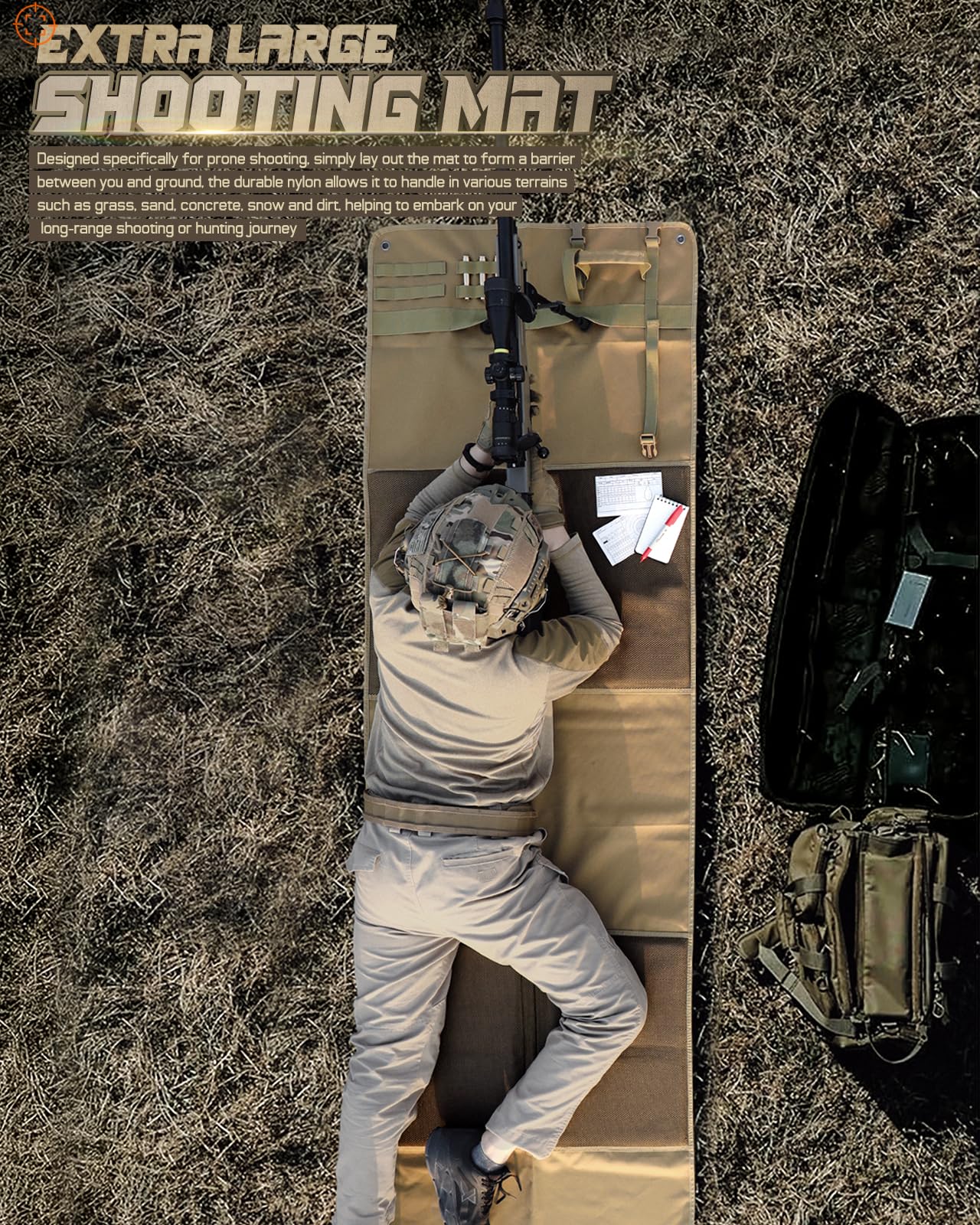 사격 매트 Prone 전술 사격 패드 접이식 슈터 담요 - Outdoor Hunting Blanket 리뷰 및 가격