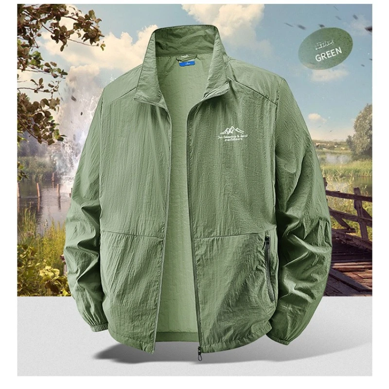 UPF50+ 코트 남성용 경량 재킷 여름 사냥 등산 스 - Hunting Outdoor Clothing Brands 리뷰 및 가격