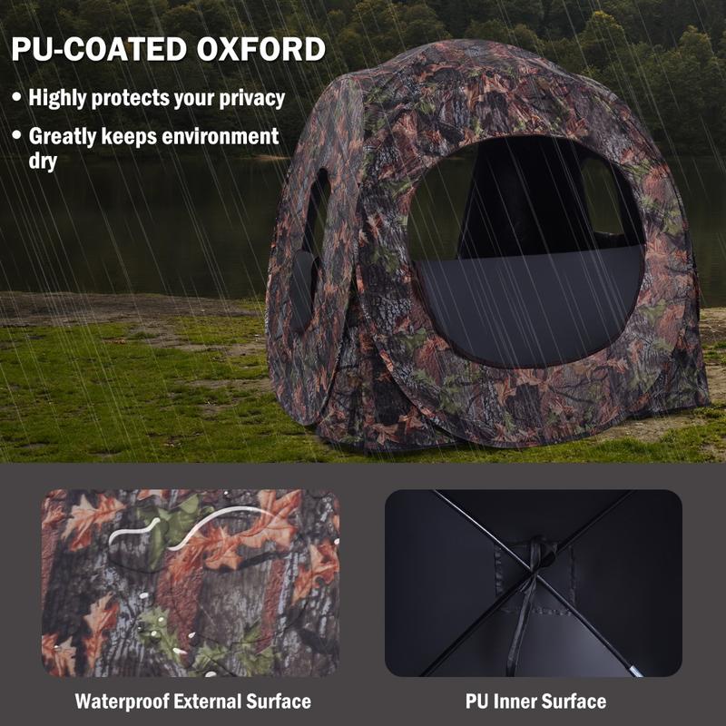 3인용 팝업 사냥 텐트, PU 옥스포드 원단, 스틸 프 - Hunting & Outdoor Supplies Vanderbijlpark 리뷰 및 가격