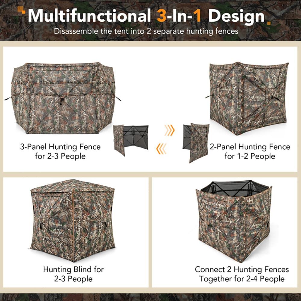 5-in-1 분리형 사냥용 은신처, 2~3인용, 천창  - Hunting & Outdoor Supplies Vanderbijlpark 리뷰 및 가격