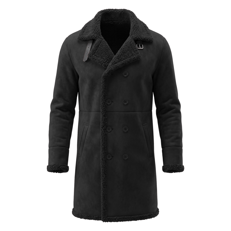 남성용 인조 스웨이드 퍼 안감 겨울 재킷 방풍 더블 브 - Outdoor Hunting Fleece 리뷰 및 가격