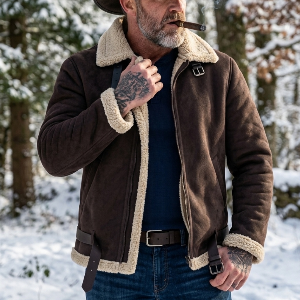 남성 겨울 인조 스웨이드 재킷 플리스 안감 따뜻한 플러 - Outdoor Hunting Fleece 리뷰 및 가격