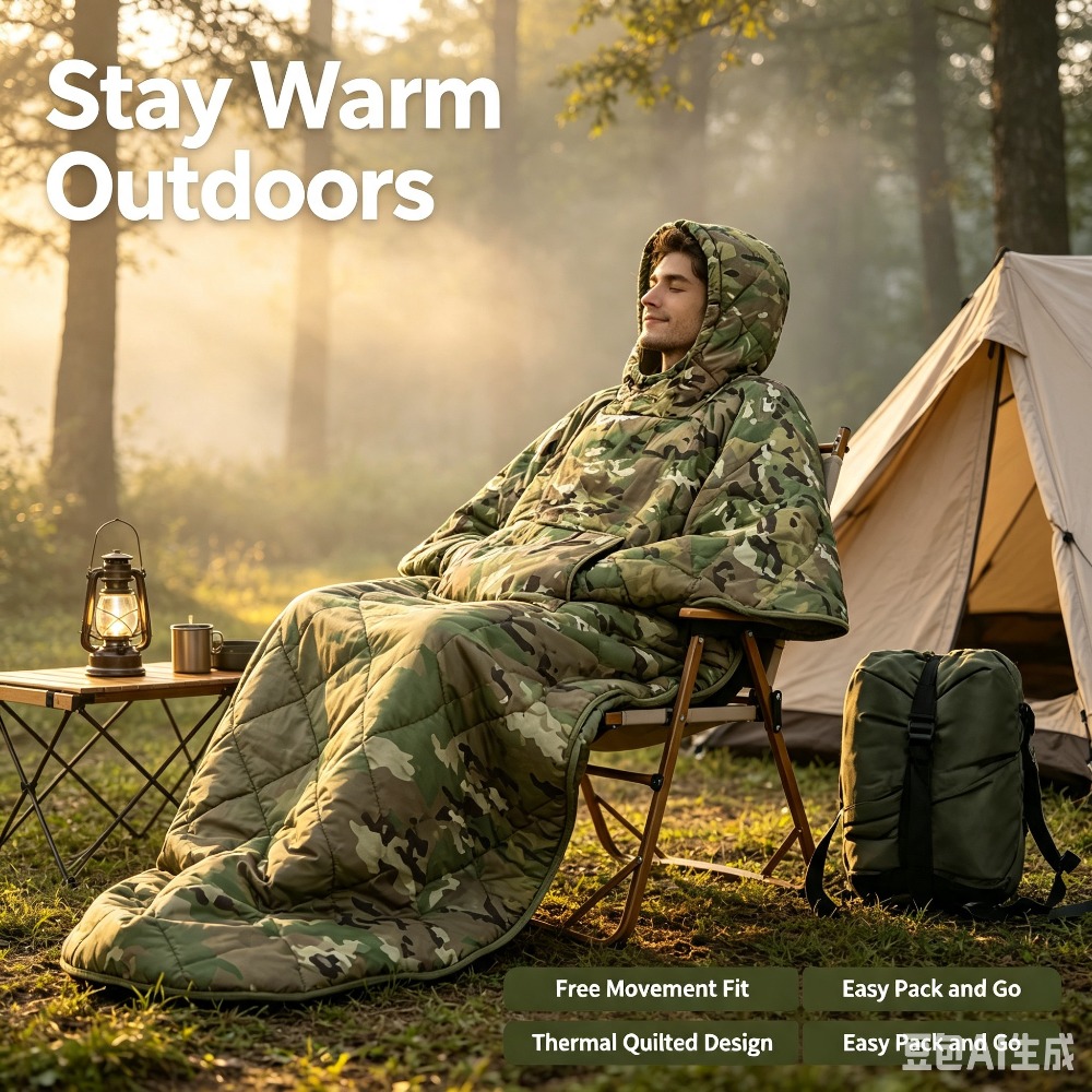 카모 블랭킷 방수 단열 판초 겨울용 따뜻한 라이너 (야 - Outdoor Hunting Blanket 리뷰 및 가격