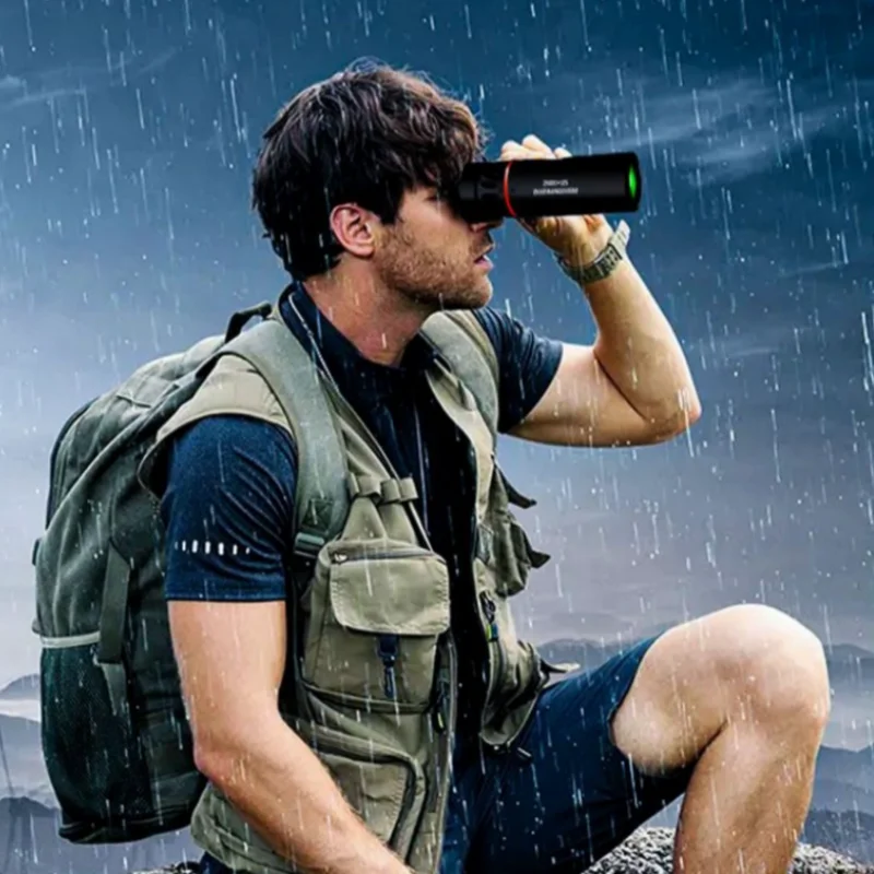 HD 2000x25 단안 망원경 야외 캠핑 사냥 조류  - Hunting Outdoor Watch 리뷰 및 가격
