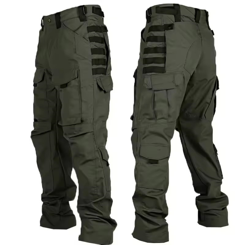 전술 바지 남성용 아웃도어 카고 바지 다중 포켓 방수  - Outdoor Hunting Trousers 리뷰 및 가격