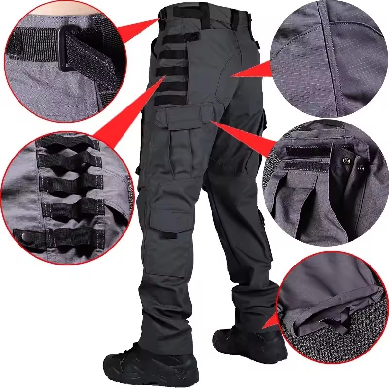 전술 바지 남성용 아웃도어 카고 바지 다중 포켓 방수  - Outdoor Hunting Trousers 리뷰 및 가격